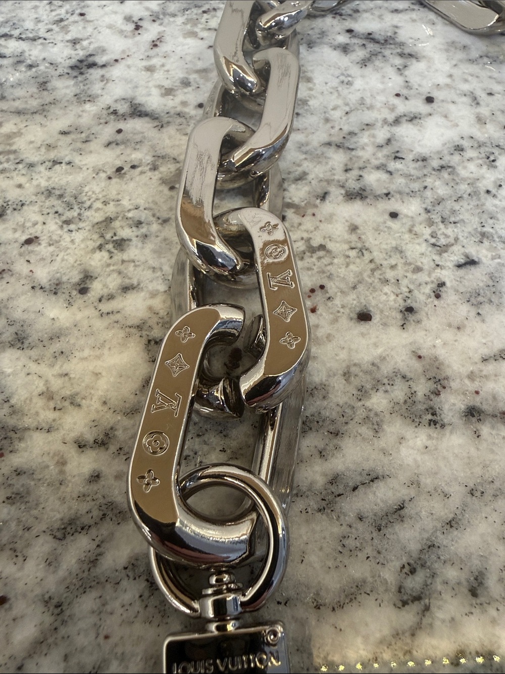 Silver Chain Handle for Handbag - Picture 3 of 5